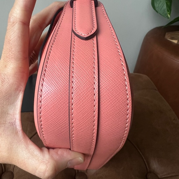 Kate Spade Madison Saffiano Leather Shoulder Bag in Coral Pink - Picture 7 of 10